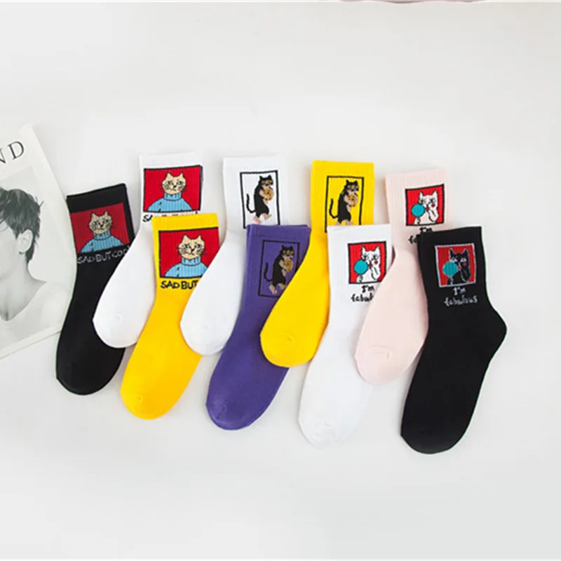 Harajuku Cookies Warm Funny Socks Japanese Balloon Creative Meias Cute Women Socks Kawaii Skarpetki Sokken cotton Chinese cat
Harajuku Cookies Warm Funny Socks Japanese Balloon Creative Meias Cute Women Socks Kawaii Skarpetki Sokken cotton Chinese cat