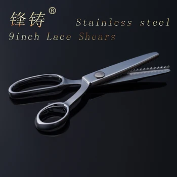 FENGZHU5mm Scissor Zigzag Pinking Shears Fabric Stainless Steel Scissors DIY Necessary Sewing Tool Lace Dressmaker's Shears
FENGZHU5mm Scissor Zigzag Pinking Shears Fabric Stainless Steel Scissors DIY Necessary Sewing Tool Lace Dressmaker's Shears