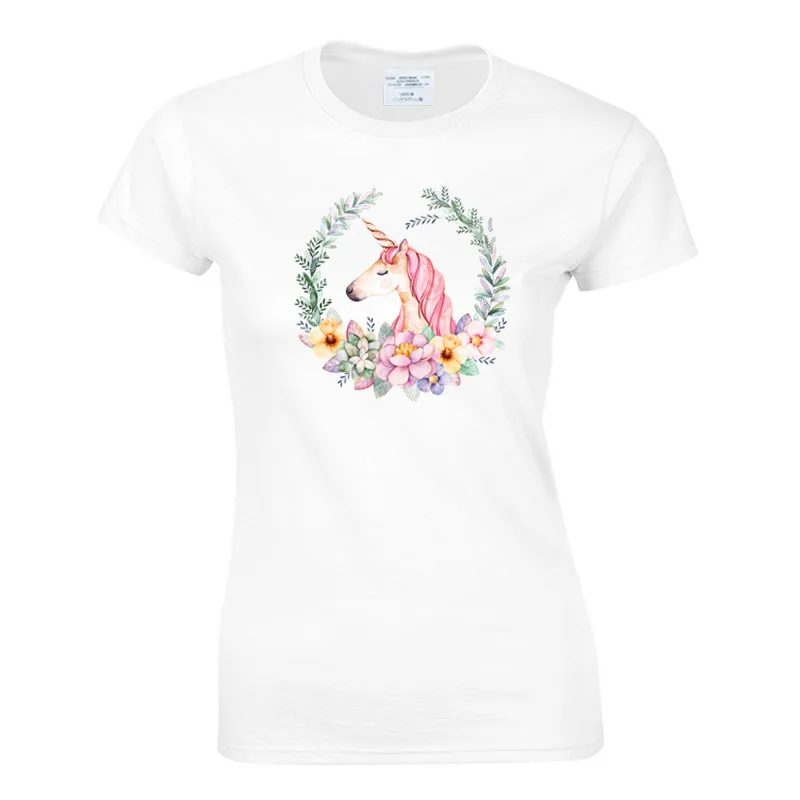 Wholesale Chic Unicorn TShirt Summer Cute Cartoon Print Women's Tops Casual Short Sleeve Soft T Shirt Women Unicorns Female Tees
Wholesale Chic Unicorn TShirt Summer Cute Cartoon Print Women's Tops Casual Short Sleeve Soft T Shirt Women Unicorns Female Tees