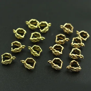 7*9mm Tree Leaf Charms Bail Pinch Pendant Clasps Connectors Jewelry Findings Raw Brass Metal DIY Making Accessories
7*9mm Tree Leaf Charms Bail Pinch Pendant Clasps Connectors Jewelry Findings Raw Brass Metal DIY Making Accessories