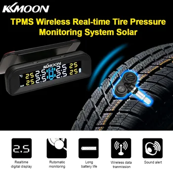 KKmoon TPMS Tire Pressure Monitoring System Wireless Real-time LCD Display Alarm Monitor System with Internal/External Sensors
KKmoon TPMS Tire Pressure Monitoring System Wireless Real-time LCD Display Alarm Monitor System with Internal/External Sensors