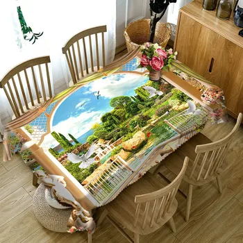 tablecloth Cofffee Dining Waterproof 3D rectangular tablecloth party round table cloth customized size Cushion cover
tablecloth Cofffee Dining Waterproof 3D rectangular tablecloth party round table cloth customized size Cushion cover