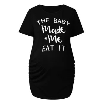 Maternity Clothing New Short Sleeve Women Pregnancy Clothes Letter Print Maternity Tops Multifunction Casual T-shirt #LR2
Maternity Clothing New Short Sleeve Women Pregnancy Clothes Letter Print Maternity Tops Multifunction Casual T-shirt #LR2