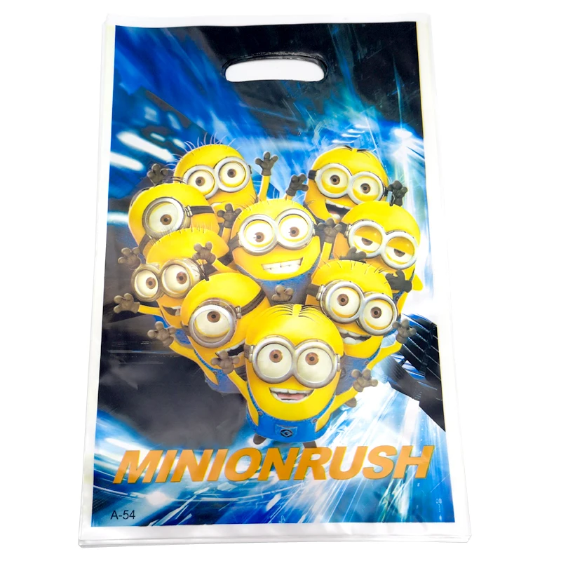10pcs Cute Minions Design Decorate Birthday Party Plastic Kids Boys Favors Gifts Bags Baby Shower Party Loot Bags Event Supplies
10pcs Cute Minions Design Decorate Birthday Party Plastic Kids Boys Favors Gifts Bags Baby Shower Party Loot Bags Event Supplies