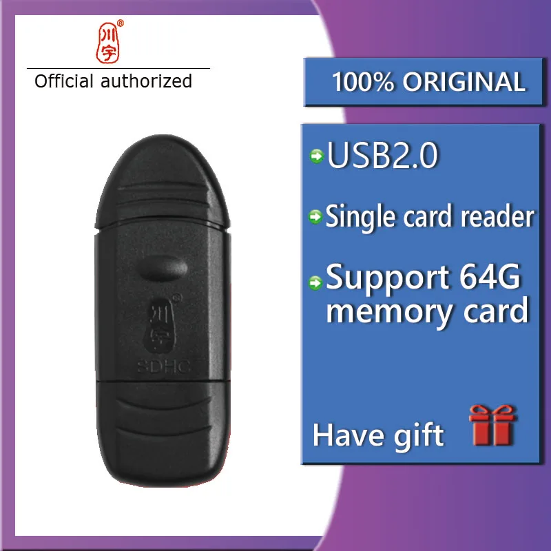 Kawau USB 2.0 Mini portable Card Reader for computer memory card SD MMC Single card slot Support up to 64GB Single card reader
Kawau USB 2.0 Mini portable Card Reader for computer memory card SD MMC Single card slot Support up to 64GB Single card reader