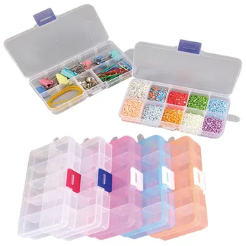 Plastic Tool Box Case 10 cells Jewelry Rings Craft Organizer Storage Beads tiny stuff Compartments Containers Makeup Box
Plastic Tool Box Case 10 cells Jewelry Rings Craft Organizer Storage Beads tiny stuff Compartments Containers Makeup Box