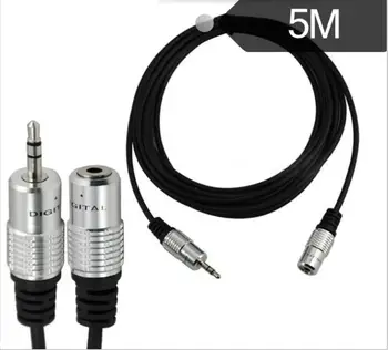 Free shipping 5 meters Aluminum shell 3.5MM extension line male to female audio cable headphone cable DC3.5 M / F Cable
Free shipping 5 meters Aluminum shell 3.5MM extension line male to female audio cable headphone cable DC3.5 M / F Cable