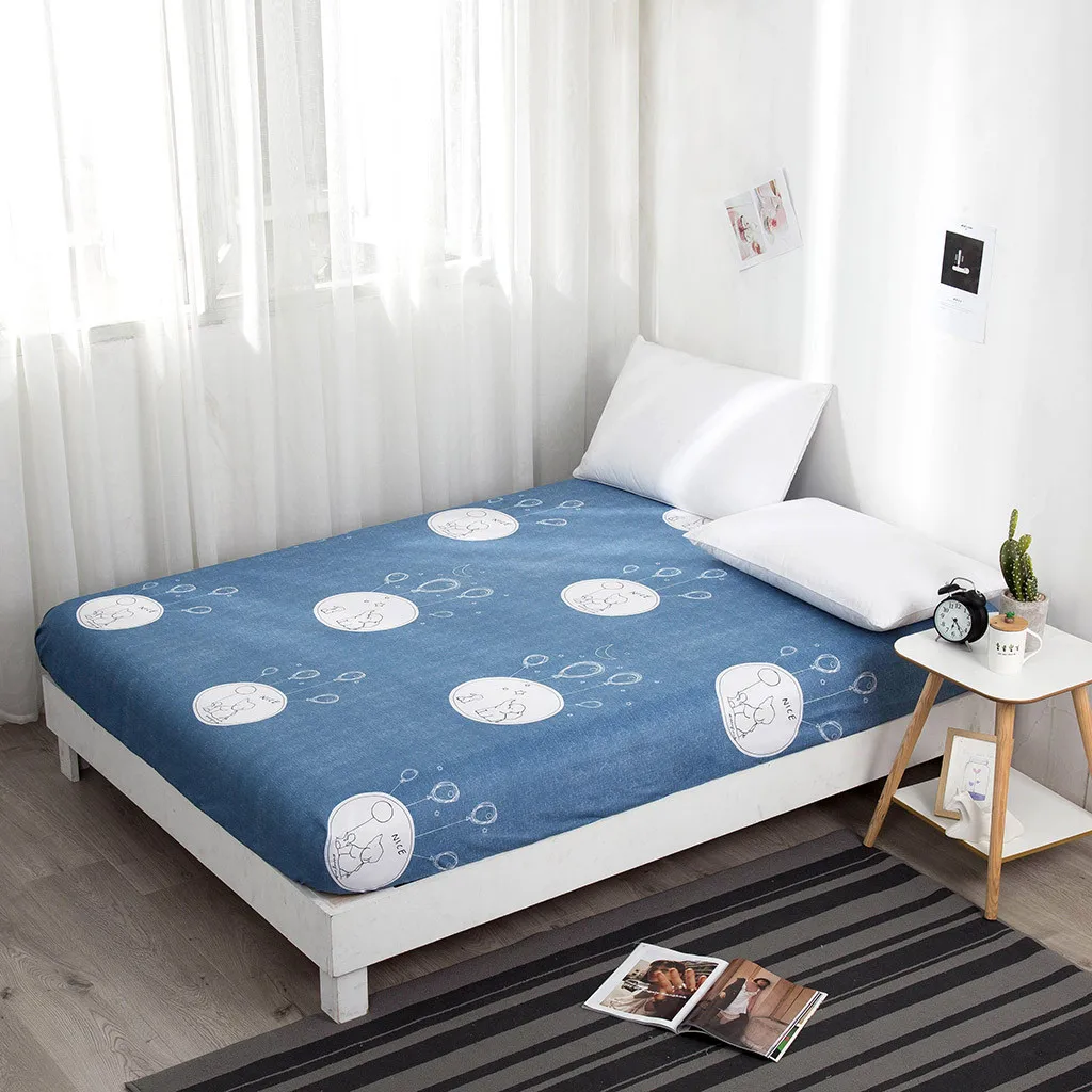 Practical Printed Pattern Cotton Mattress Cover Waterproof Anti-skid Bed Protector Cover Proof Dust Mite Mattress Pad Cover
Practical Printed Pattern Cotton Mattress Cover Waterproof Anti-skid Bed Protector Cover Proof Dust Mite Mattress Pad Cover