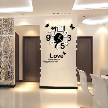 Brief Creative Acrylic Arabic Numerals Clocks Bedroom Decoration Crafts Handmade Needle Mute Quartz Wall Watch Clock Modern Gift
Brief Creative Acrylic Arabic Numerals Clocks Bedroom Decoration Crafts Handmade Needle Mute Quartz Wall Watch Clock Modern Gift