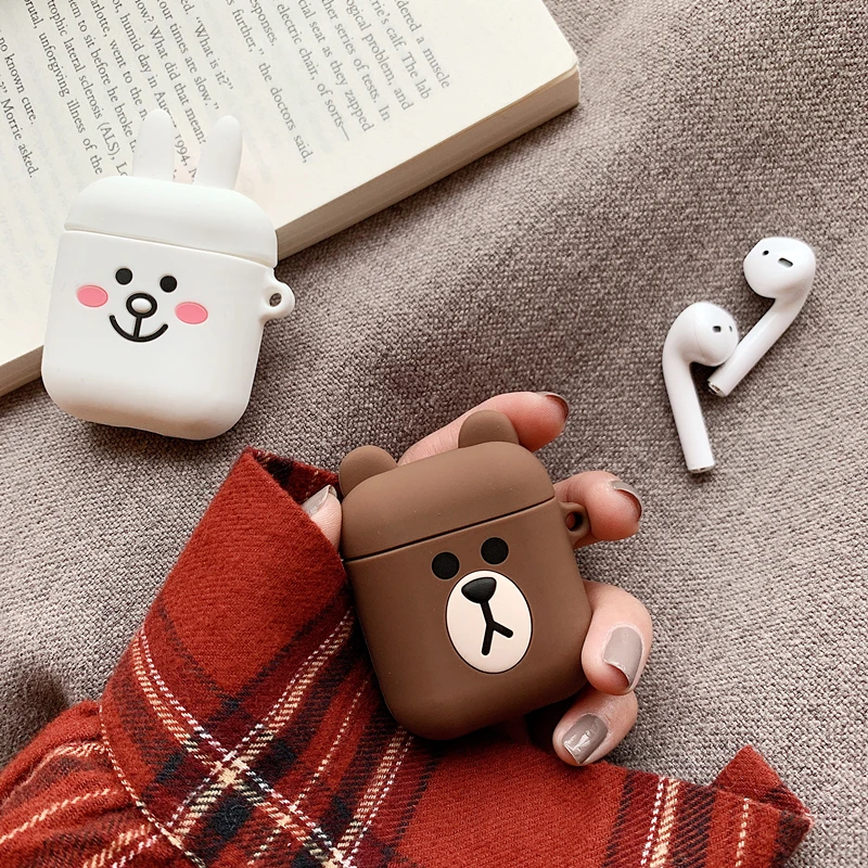 Supre Cute Korean Bear rabbit Cartoon Earphone Headset Accessories silicone case For Airpods Wireless Bluetooth Headset bag box
Supre Cute Korean Bear rabbit Cartoon Earphone Headset Accessories silicone case For Airpods Wireless Bluetooth Headset bag box