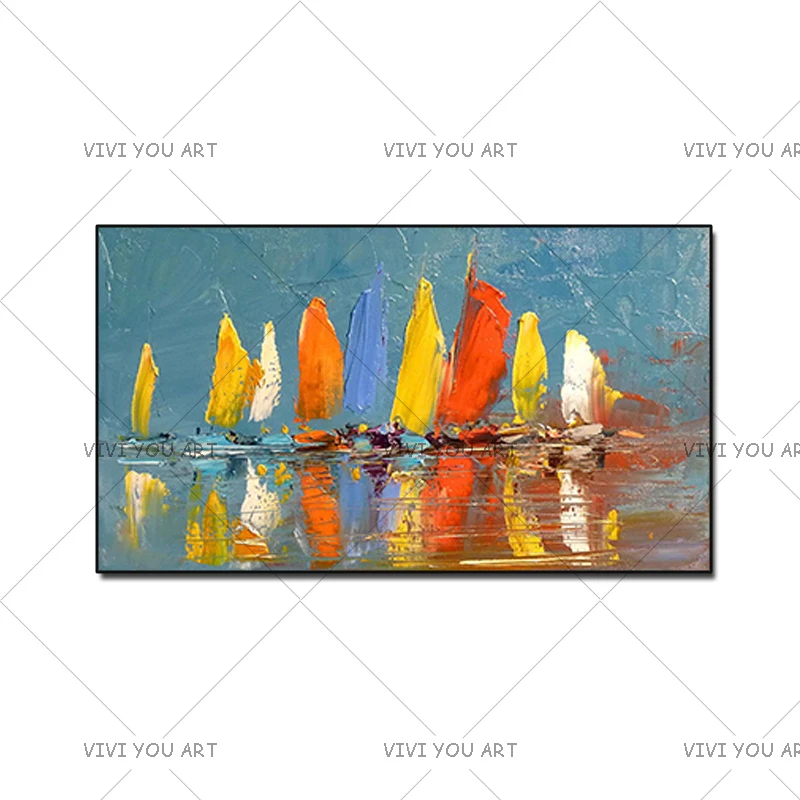 Handmade Sailboat Oil Painting Modern Abstract Colorful Wall Decorative Canvas Art Pictures for living room Home Wall Decor
Handmade Sailboat Oil Painting Modern Abstract Colorful Wall Decorative Canvas Art Pictures for living room Home Wall Decor