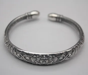 Retro Real S925 Silver Bangle Woman Man's Peony Flower Open 55-60mm Mother Gift Fashion Friend Gift Hot Sale
Retro Real S925 Silver Bangle Woman Man's Peony Flower Open 55-60mm Mother Gift Fashion Friend Gift Hot Sale