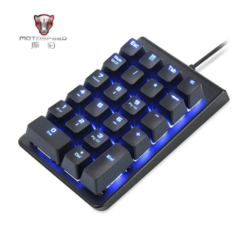 motospeed K22 Mini Wired Backlight Gaming Keypad Mechanical Numeric Red Switch 5#M
motospeed K22 Mini Wired Backlight Gaming Keypad Mechanical Numeric Red Switch 5#M