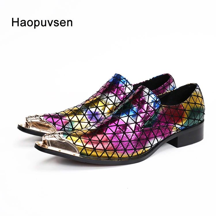 2019 Haopuvsen brand New colorful handmade men loafers men fashion leather men wedding dress shoes men's flats size US11
2019 Haopuvsen brand New colorful handmade men loafers men fashion leather men wedding dress shoes men's flats size US11