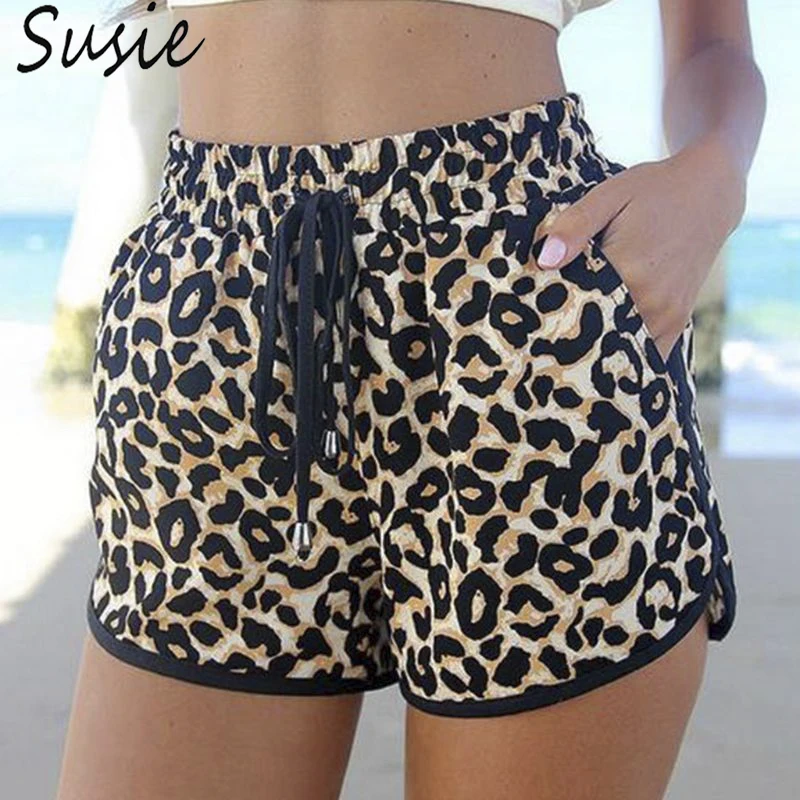 Womens Summer High Waist Boho Vintage Leopard Shorts Casual Drawstring Elastic Waist Short Pants Boardshorts With Pockets
Womens Summer High Waist Boho Vintage Leopard Shorts Casual Drawstring Elastic Waist Short Pants Boardshorts With Pockets
