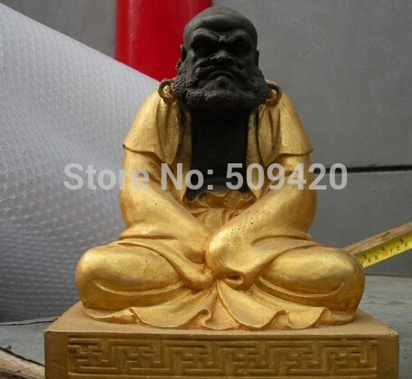 XSF120510"Tibet Buddhism Temple Bronze gild Dharma Bodhidharma ancestors Statue
XSF120510"Tibet Buddhism Temple Bronze gild Dharma Bodhidharma ancestors Statue