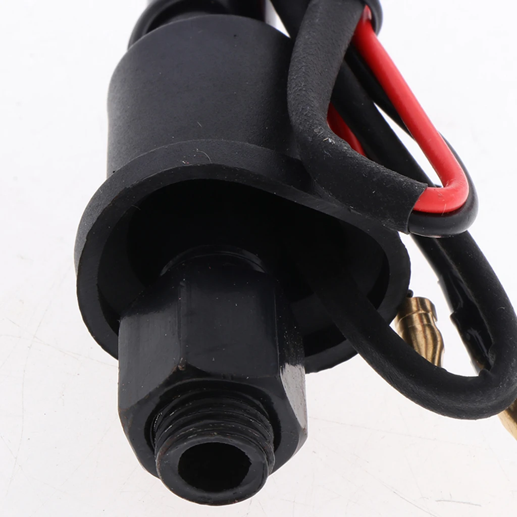 4X Universal 10mm Motorcycle Rearview Side Mirrors LED Turn Signal Red/Black High Toughness and Smooth Surface ABS Shell Glass