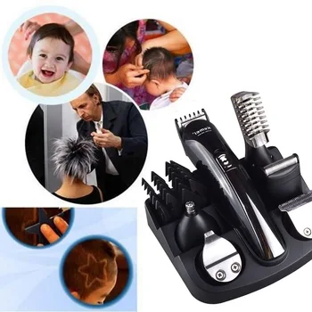 Kemei 6 In 1 Electric Rechargeable Hair Clipper Shaver Beard Trimmer Hair Trimmer Titanium Shaving Machine Men Styling Tools
Kemei 6 In 1 Electric Rechargeable Hair Clipper Shaver Beard Trimmer Hair Trimmer Titanium Shaving Machine Men Styling Tools