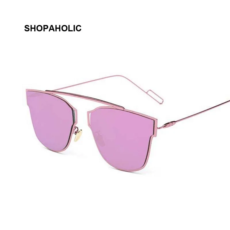 Pink Luxury Sunglasses Women Brand Designer Metal Frame Mirror Flat Panel Lens Vintage Sun Glasses for Women Oculos De Sol
Pink Luxury Sunglasses Women Brand Designer Metal Frame Mirror Flat Panel Lens Vintage Sun Glasses for Women Oculos De Sol
