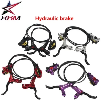 1 pair of bicycles Hydraulic brake integrated cylinder two-way brake left and right brakes 4 color mountain bike road brakes
1 pair of bicycles Hydraulic brake integrated cylinder two-way brake left and right brakes 4 color mountain bike road brakes