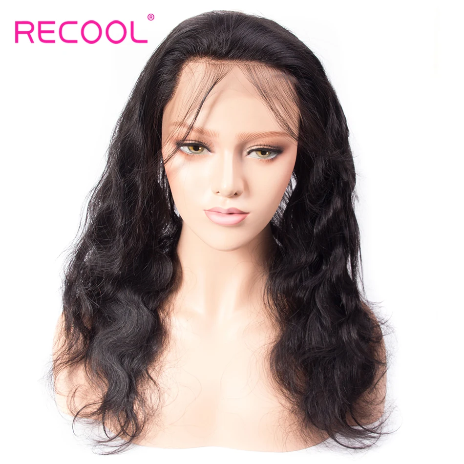 Recool Hair 360, фронтальные волосы с пучком, бразильские волнистые человеч...