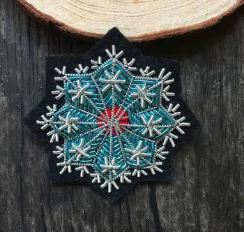 Snow Lobster Silk Emboridered Patch Brooch India Silk Wire Handmade Embroidered Badge Fabric Patch Fashion Clothing Decoration
Snow Lobster Silk Emboridered Patch Brooch India Silk Wire Handmade Embroidered Badge Fabric Patch Fashion Clothing Decoration