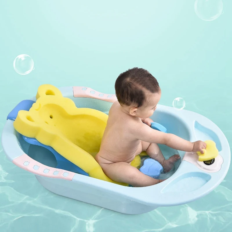 Baby Infant Soft Bath Sponge Seat Cute Bear Anti-Slip Foam Pad Mat Body Support Safety Newborn Cushion Sponge Bathroom Products
Baby Infant Soft Bath Sponge Seat Cute Bear Anti-Slip Foam Pad Mat Body Support Safety Newborn Cushion Sponge Bathroom Products