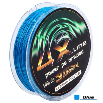 Parallel Volume 100m 4 Strands Braided Fishing Line 4 Colors Super PE Fish Line Strong Strength Rope Cord Fishing Accessories
Parallel Volume 100m 4 Strands Braided Fishing Line 4 Colors Super PE Fish Line Strong Strength Rope Cord Fishing Accessories