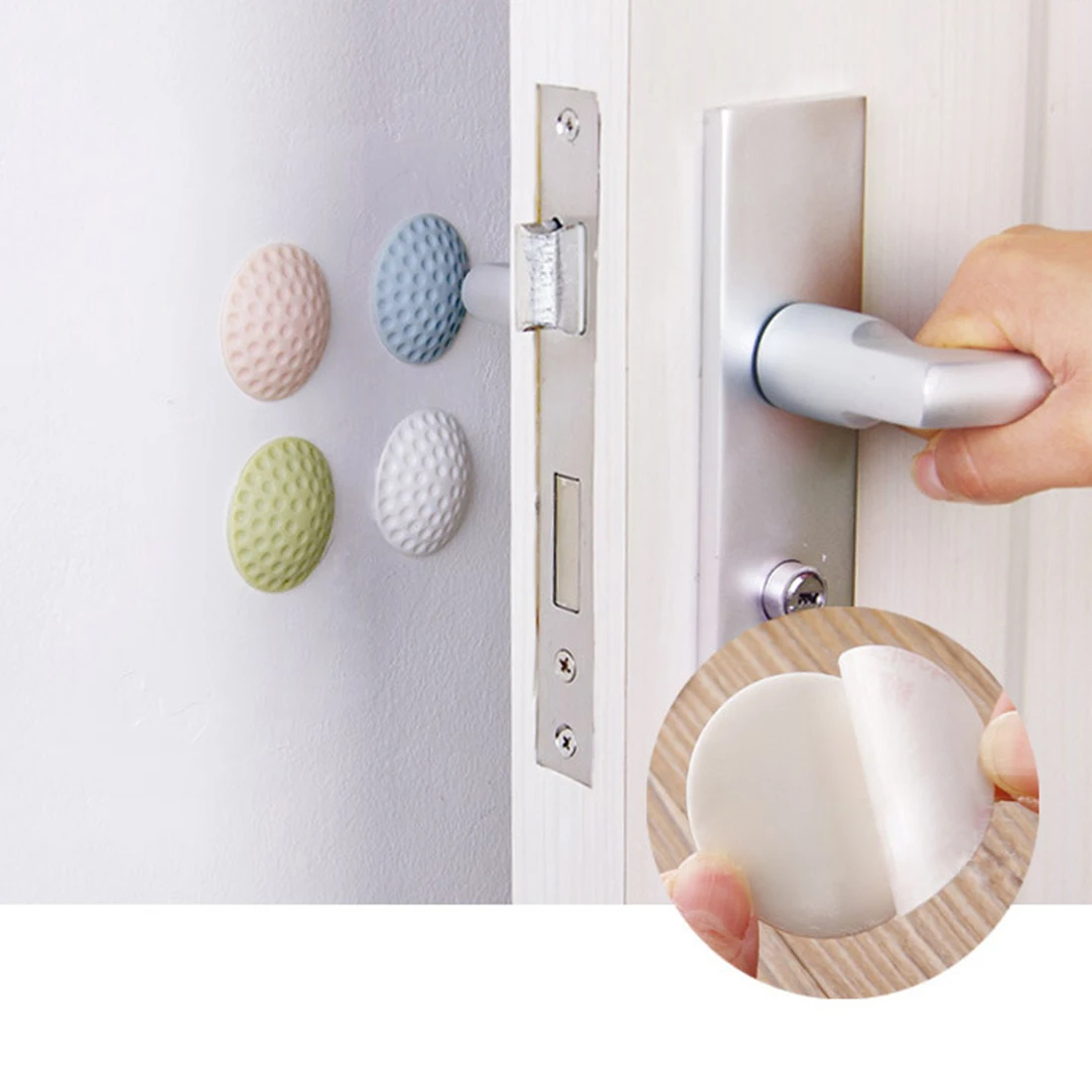 1 PCS Self Adhesive Circular Wall Protectors Door Handle Bumpers Buffer Guard Stoppers Rubber Silencer Crash Pad Doorknob Lock
1 PCS Self Adhesive Circular Wall Protectors Door Handle Bumpers Buffer Guard Stoppers Rubber Silencer Crash Pad Doorknob Lock