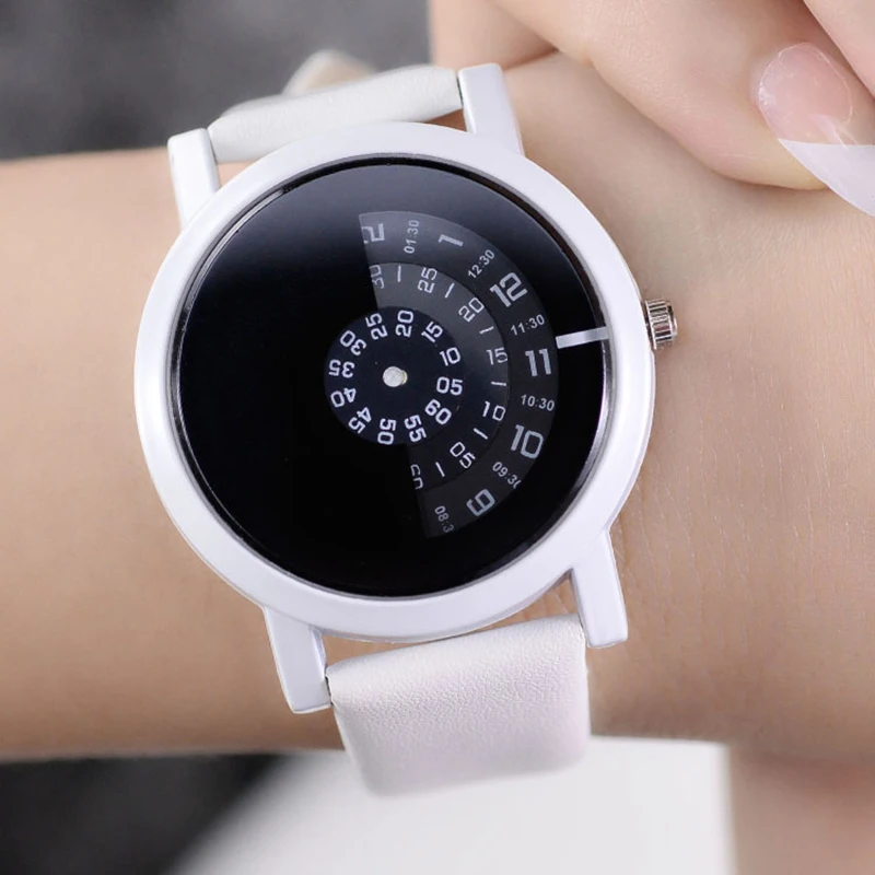 

Fashion Camera Concept Brief Creative Design Wrist Watch Women Unique Turntable Dial Woman Quartz Clock Drop Shipping Watch