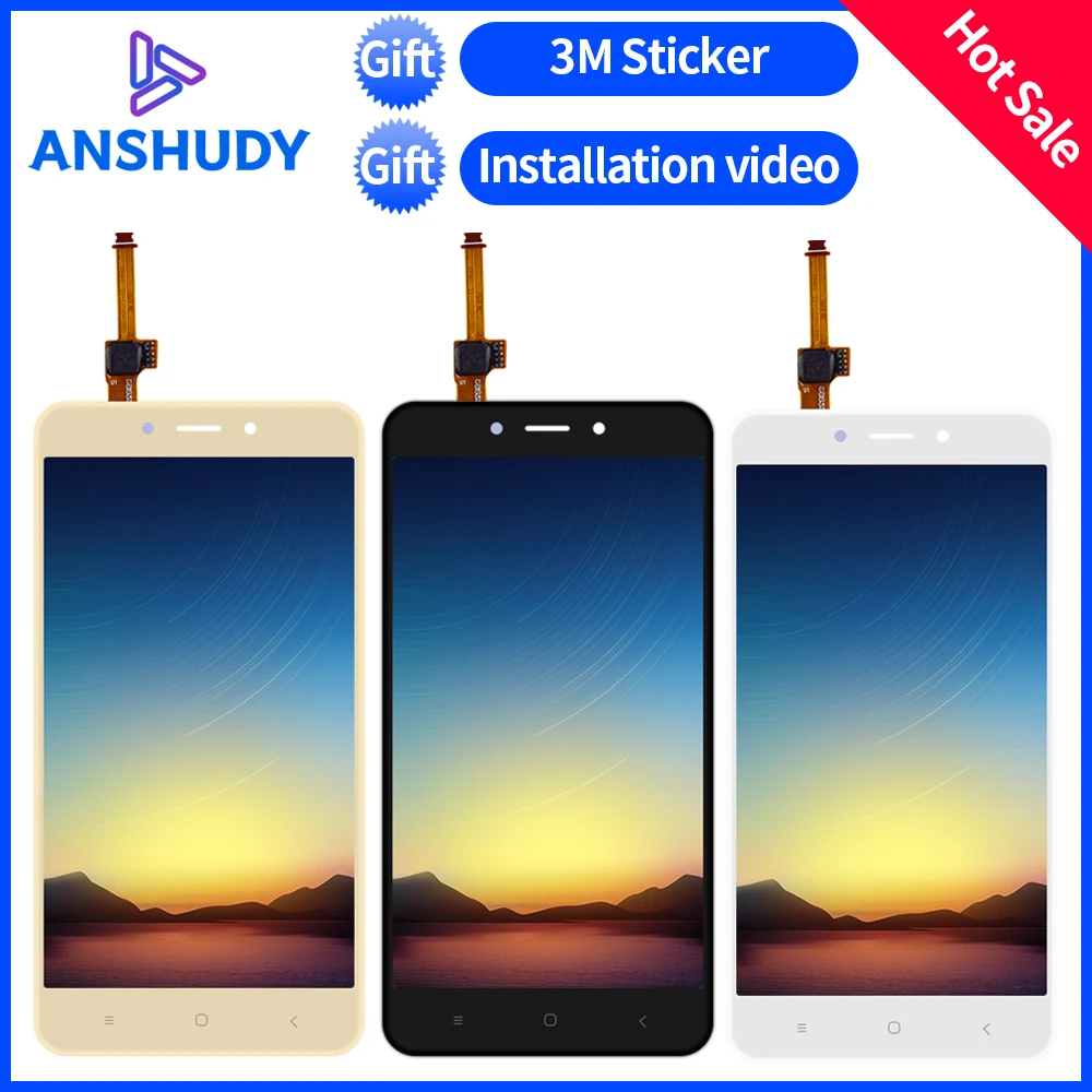 New For Xiaomi Redmi 4X LCD Display Redmi 4X LCD Panel Screen Module Redmi 4X Touch Screen Digitizer Sensor Glass Assembly
New For Xiaomi Redmi 4X LCD Display Redmi 4X LCD Panel Screen Module Redmi 4X Touch Screen Digitizer Sensor Glass Assembly