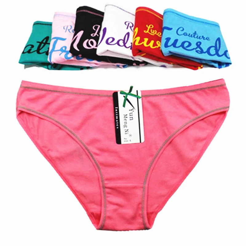 Underwear Panties Women Cotton Every Weekdays Sexy Ladies Panties Knickers Briefs Lingerie for Women 3pcs/lot Hot Sale
Underwear Panties Women Cotton Every Weekdays Sexy Ladies Panties Knickers Briefs Lingerie for Women 3pcs/lot Hot Sale