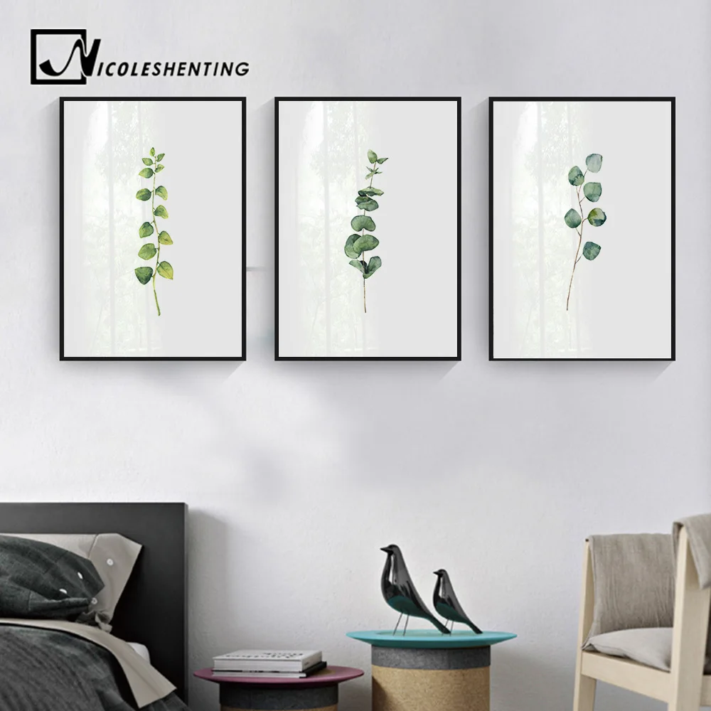 Watercolor Plants Leaves Wall Art Canvas Posters and Prints Minimalist Painting Wall Picture for Living Room Home Decor
Watercolor Plants Leaves Wall Art Canvas Posters and Prints Minimalist Painting Wall Picture for Living Room Home Decor