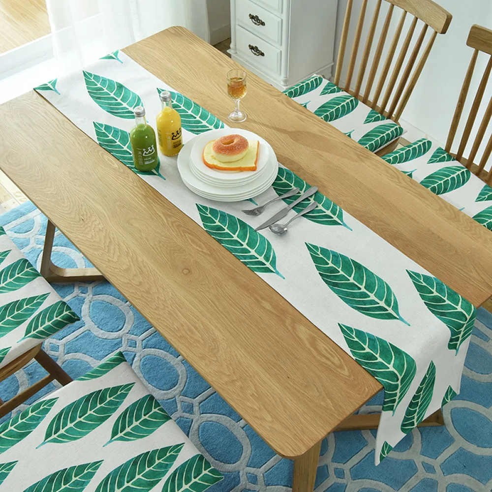 1Pc High Quality Cotton Table Runner Tropical Plant Leaves Table Runner Table Decoration For Home Party Wedding Christmas Decor
1Pc High Quality Cotton Table Runner Tropical Plant Leaves Table Runner Table Decoration For Home Party Wedding Christmas Decor