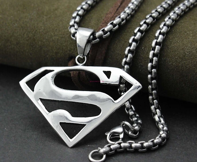 Best Selling Jewelry Fashion supermen Pendant 316L Stainless Steel Silver Rolo Link Chain Necklace For Women Men 3mm 24''
Best Selling Jewelry Fashion supermen Pendant 316L Stainless Steel Silver Rolo Link Chain Necklace For Women Men 3mm 24''