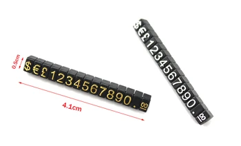 Adjustable Price Tags Euro Pound Dollar Assembly Blocks Number Digit Cube Phone Watch Jewelries Counter Display Stand Sign Tube
Adjustable Price Tags Euro Pound Dollar Assembly Blocks Number Digit Cube Phone Watch Jewelries Counter Display Stand Sign Tube