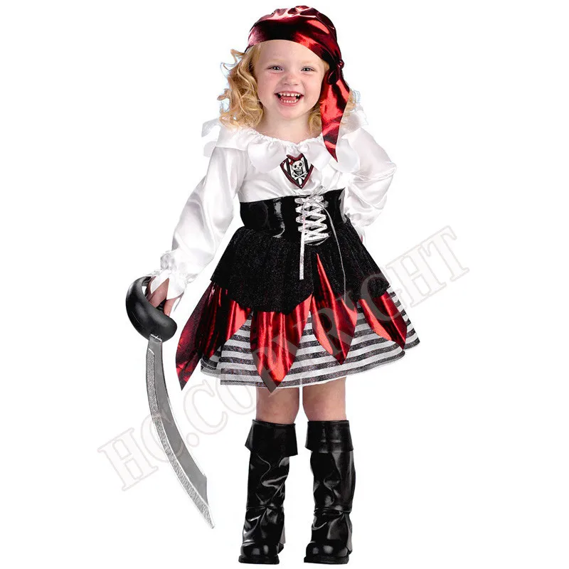 Roleplay Halloween Carnival Christmas Pirate Buccaneer Girls Cosplay Costumes Party Children Child Clothing
Roleplay Halloween Carnival Christmas Pirate Buccaneer Girls Cosplay Costumes Party Children Child Clothing