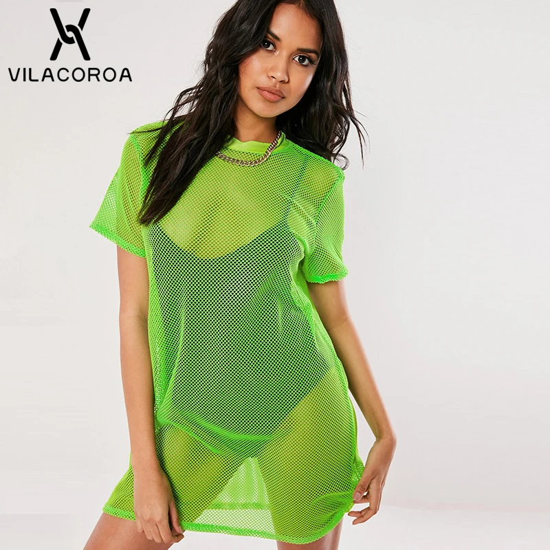 Sexy Perspective Harajuku Plain T Shirt Women Mesh Top Round Neck Short Sleeve Long Female T-Shirt Beach Sunscreen Clothing
Sexy Perspective Harajuku Plain T Shirt Women Mesh Top Round Neck Short Sleeve Long Female T-Shirt Beach Sunscreen Clothing