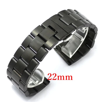 Watch Strap 22mm Bracelet Black Stainless Steel Mesh Polished Butterfly Clasp GD013922
Watch Strap 22mm Bracelet Black Stainless Steel Mesh Polished Butterfly Clasp GD013922