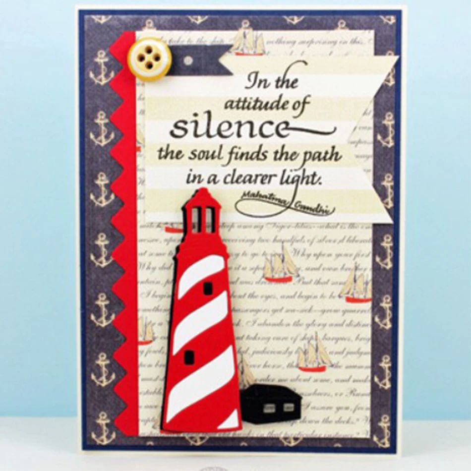 Thin metal dies of a lighthouse and cottage Metal Cutting dies Stencil Scrapbooking dies Embossing Handcrafts Paper Card DIY
Thin metal dies of a lighthouse and cottage Metal Cutting dies Stencil Scrapbooking dies Embossing Handcrafts Paper Card DIY