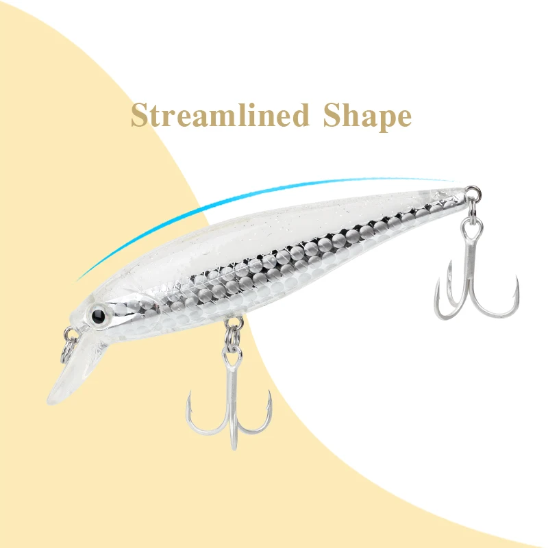 NEW TSURINOYA DW34 78mm 9.2g Floating MINNOW Lure With Treble Hooks Hard Bait Dving Depth 0.8-1.2m Artificial Bait
NEW TSURINOYA DW34 78mm 9.2g Floating MINNOW Lure With Treble Hooks Hard Bait Dving Depth 0.8-1.2m Artificial Bait