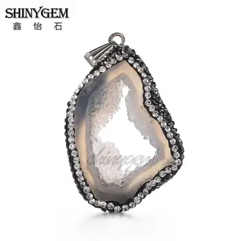 Natural Agates Druzy Stone Pendent,20-40mm Freedom Shape Brazil Agates Geode,Micro Pave CZ Rhinestone DIY Jewely Pendent
Natural Agates Druzy Stone Pendent,20-40mm Freedom Shape Brazil Agates Geode,Micro Pave CZ Rhinestone DIY Jewely Pendent