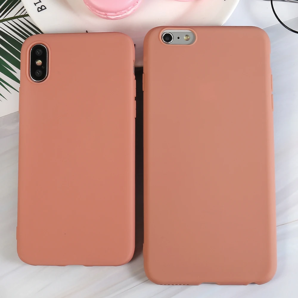 Simple Candy Pure color Soft Silicone Phone Case For iphone 7 8 Plus 6 6S X 5 5s se Cases For iphone XS Max XR back cover case
Simple Candy Pure color Soft Silicone Phone Case For iphone 7 8 Plus 6 6S X 5 5s se Cases For iphone XS Max XR back cover case