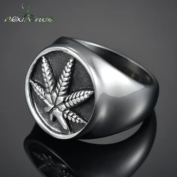 Nextvance Stainless Steel Weed Hemp Cannabises Signet Ring Punk Maple Leaf Big Band Rings For Women Men Biker Jewelry Bague
Nextvance Stainless Steel Weed Hemp Cannabises Signet Ring Punk Maple Leaf Big Band Rings For Women Men Biker Jewelry Bague