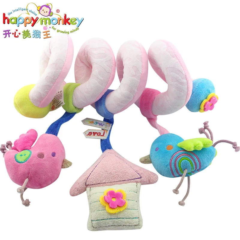Happy Monkey 22cm Baby Rattles Infant Doll Baby Crib Stroller Toy 0+ months Plush Birds Musical Newborn Hanging Bed Around Play
Happy Monkey 22cm Baby Rattles Infant Doll Baby Crib Stroller Toy 0+ months Plush Birds Musical Newborn Hanging Bed Around Play