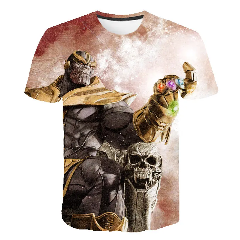 2019 Fashion Men's T Shirt Infinity T shirt Thanos Avengers T-Shirt unisex short sleeve t shirt women Tops Tee pullover Clothes
2019 Fashion Men's T Shirt Infinity T shirt Thanos Avengers T-Shirt unisex short sleeve t shirt women Tops Tee pullover Clothes
