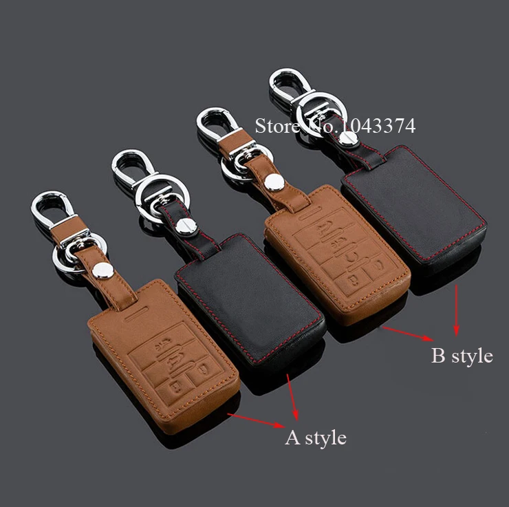 For Cadillac SRX XTS SLS CTS ATS 4 / 5 Button Smart Remote Leather Car Keychain Auto Key Case Cover Cars Key Chain Ring
For Cadillac SRX XTS SLS CTS ATS 4 / 5 Button Smart Remote Leather Car Keychain Auto Key Case Cover Cars Key Chain Ring