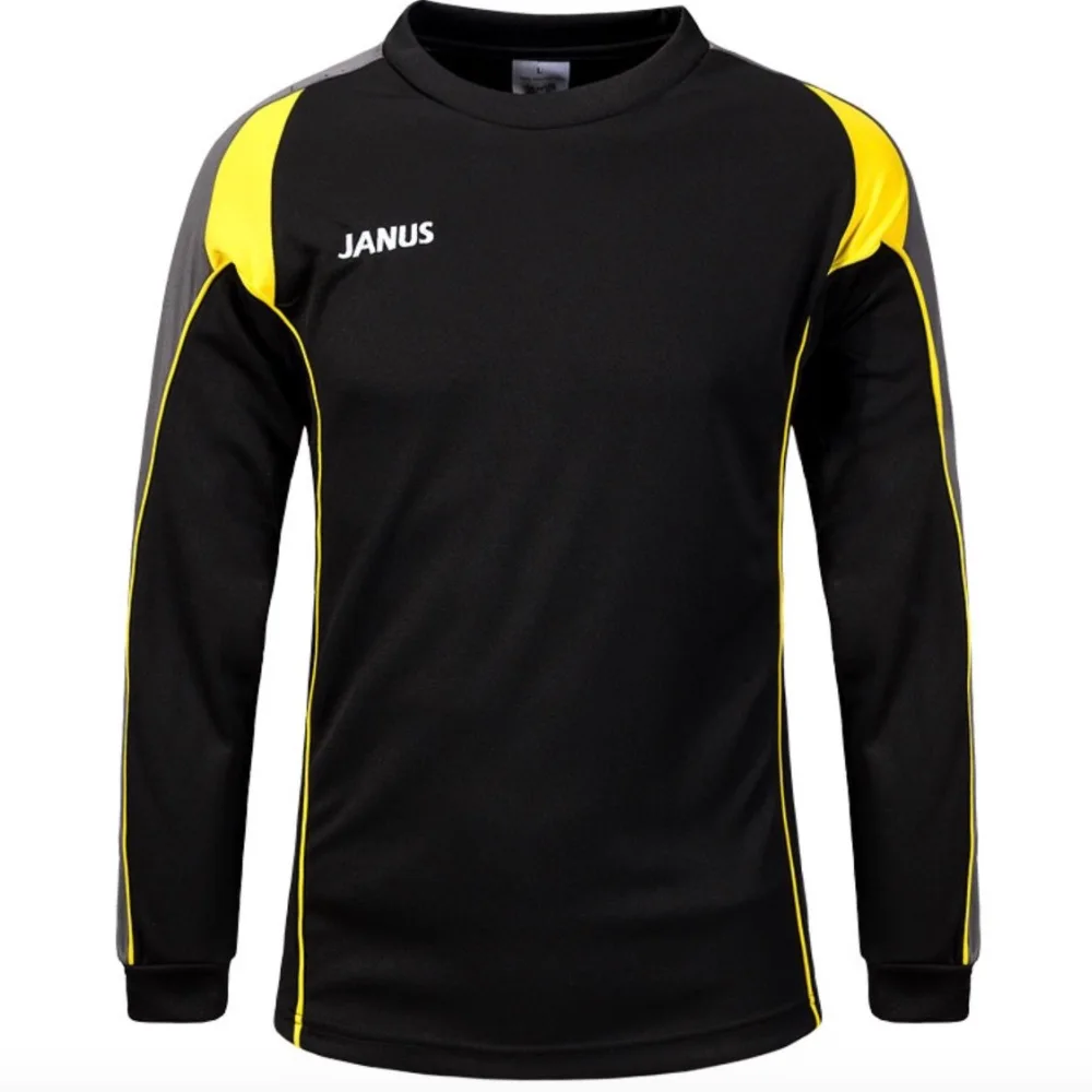 Image Janus  Men s Football Goalkeeper Clothes Long sleeve Soccer Jerseys Top Training  Soccer Goalie Jersey for men