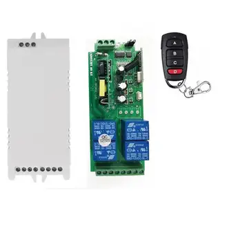 AC220V 85v~250V 4CH 10A RF Wireless Remote Control System / Radio Switch remote switch control Garage door
AC220V 85v~250V 4CH 10A RF Wireless Remote Control System / Radio Switch remote switch control Garage door