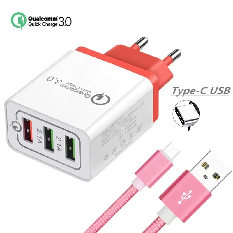 Quick Charge 3.0 USB Charger Power Adapter for Xiaomi Samsung S10 PLUS S9 S8 NOTE 9 8 A9 2018 Phones QC3.0 Travel Fast Charger
Quick Charge 3.0 USB Charger Power Adapter for Xiaomi Samsung S10 PLUS S9 S8 NOTE 9 8 A9 2018 Phones QC3.0 Travel Fast Charger